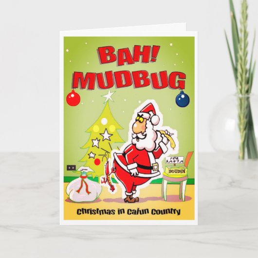 Cajun Gruß-Karten Karte (Vorderseite)