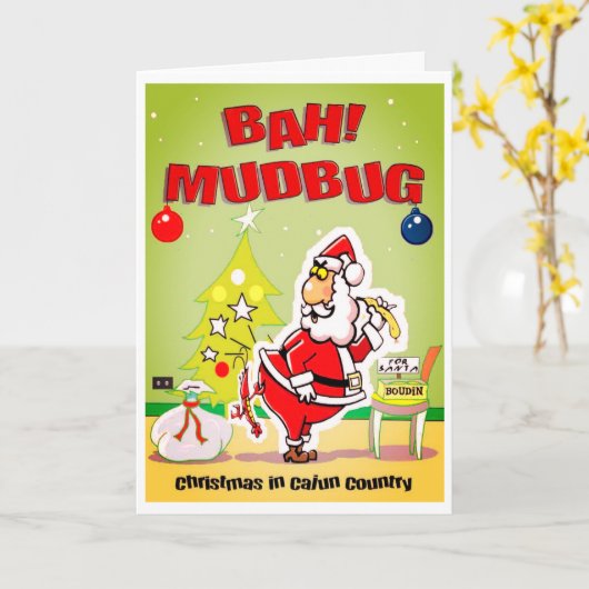 Cajun Gruß-Karten Karte (Gelbe Blume)