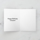 Cajun Gruß-Karten Karte (Innenseite)