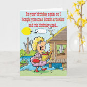 Cajun Grüße Karte (Gelbe Blume)