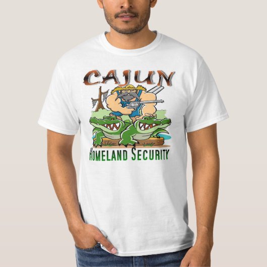 Cajun heimat-Sicherheit T-Shirt (Vorderseite)