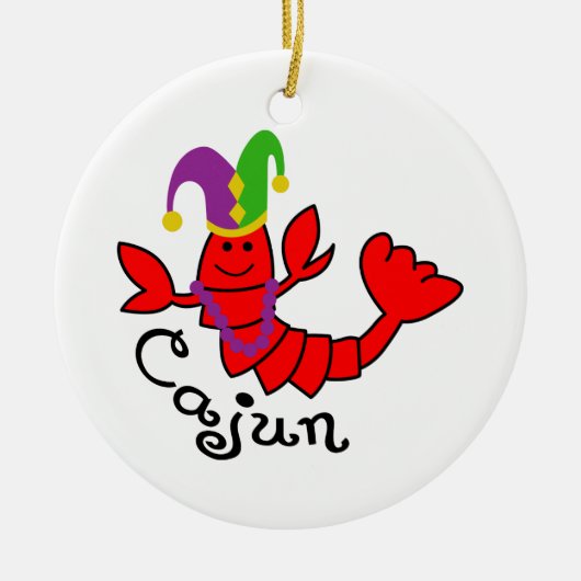 Cajun Keramik Ornament (Vorne)