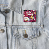 Cajun Knopf-Panzerkrebs-Foto 100% Button (Beispiel)