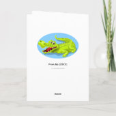 Cajun Kreolischer Krausefisch Funny Geburtstag Karte (Rückseite)