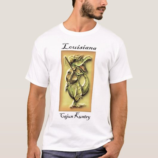 Cajun Kuntry die T Männer T-Shirt (Vorderseite)