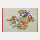 Cajun Lilie Küchentücher aus der Kunst (Horizontal)