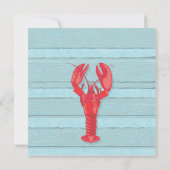 Cajun Lobster Boil Party Einladung (Rückseite)