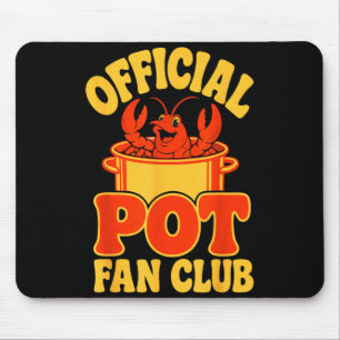 Cajun-Meeresfrüchte-Festival lustige Krebs-Kochpar Mousepad