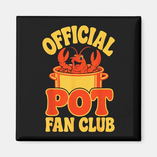 Cajun-Meeresfrüchte-Festival lustiger Crawfish-Koc Magnet (Vorne)