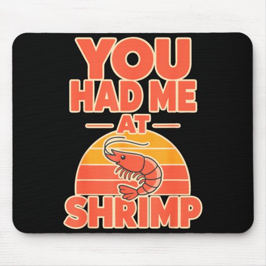 Cajun-Meeresfrüchte-Garnelen-Fan Mousepad (Vorne)