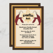 Cajun Panzerkrebs-Blutgeschwür-Einladungen Einladung (Vorne/Hinten)