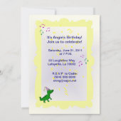 Cajun Panzerkrebs-Geburtstags-Party Einladung (Rückseite)