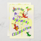 Cajun Panzerkrebs-Geburtstags-Party Einladung (Vorne/Hinten)