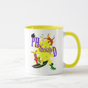 Cajun Panzerkrebse PH.d. "Phinished " Tasse