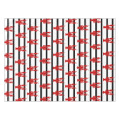 Cajun Panzerkrebse u. Streifen Tischdecke (Vorderseite (Horizontal))