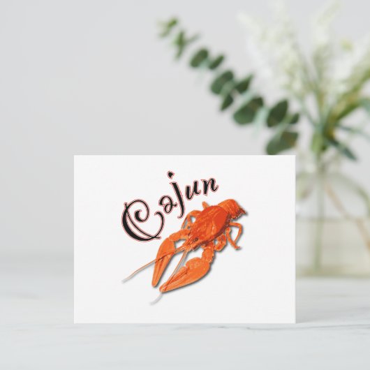 Cajun Postcard Postkarte (Stehend Vorderseite)