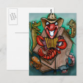 Cajun Postkarte (Vorne/Hinten)