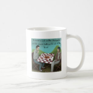 Cajun Schess Funny Cartoon Kaffeetasse