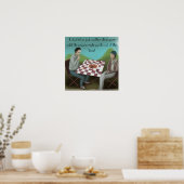 Cajun Schess Funny Poster (Küche)