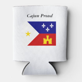 Cajun Strong und stolz Acadian Flag Can Coozie Dosenkühler