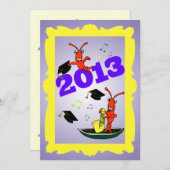 Cajun Themed Abschluss 2013 Party Einladung (Vorne/Hinten)