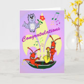 Cajun Themed Congratulations Karte (Gelbe Blume)