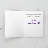 Cajun Themed Crawfish Abschluss Karte (Innenseite)