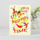 Cajun Themed Party Einladung (Stehend Vorderseite)