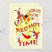 Cajun Themed Party Einladung (Vorne/Hinten)