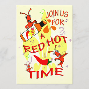 Cajun Themed Party Einladung