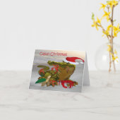 Cajun Weihnachten durch den Bayou Alligator und Ku Karte (Gelbe Blume)