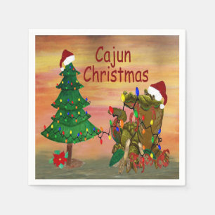 Cajun-Weihnachtsfeier Serviette