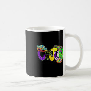 Cajun zum Kern Mardi Gras Louisiana Carni Kaffeetasse