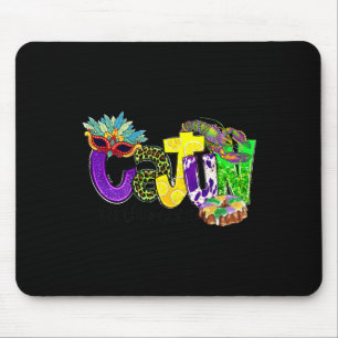 Cajun zum Kern Mardi Gras Louisiana Carni Mousepad
