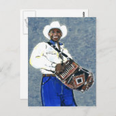 Cajun Zydeco Music Postkarte (Vorne/Hinten)