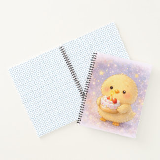 Cake Alma Chick Cute Birthday Notebook Notizblock