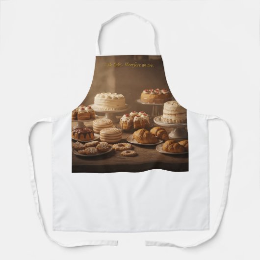 Cake Artists & Bakers - elegant & funktionell Schürze (Vorderseite)