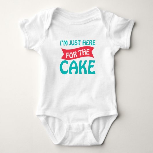 Cake Baby Jersey Bodysuit Baby Strampler (Vorderseite)