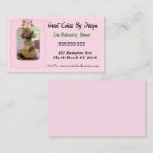 Cake Baker Business Cards Visitenkarte (Vorne/Hinten)
