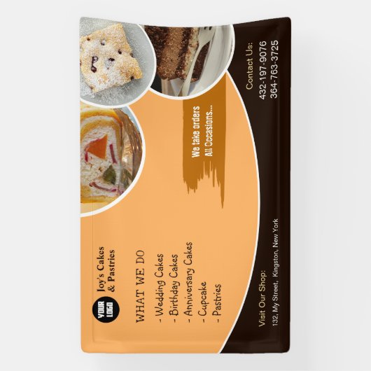 Cake Baker Custom Banner (Vertikal)