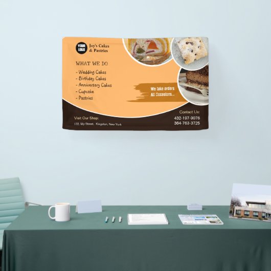 Cake Baker Custom Banner (Messe)