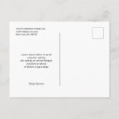 Cake Bakery Shop Große Eröffnung Einladungspostkarte (Rückseite)