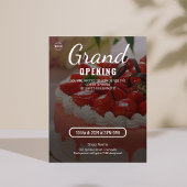 Cake Bakery Shop Große Eröffnung Flyer