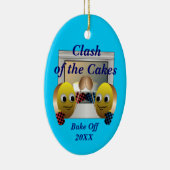 Cake Baking Contest Keramik Ornament (Rechts)