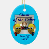 Cake Baking Contest Keramik Ornament (Hinten)