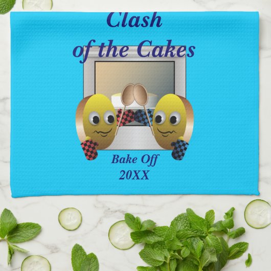 Cake Baking Contest Küchentuch (Gefaltet)