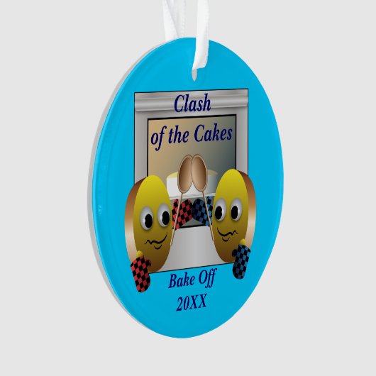 Cake Baking Contest Ornament (Vorderseite)