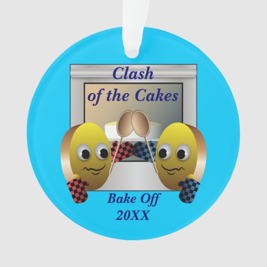 Cake Baking Contest Ornament (Vorderseite)