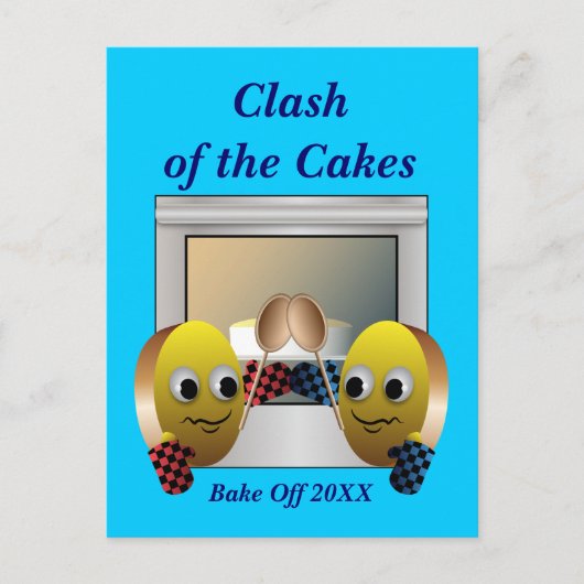 Cake Baking Contest Postkarte (Vorderseite)