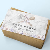 Cake Baking Marbour Floral Watercolor Visitenkarte